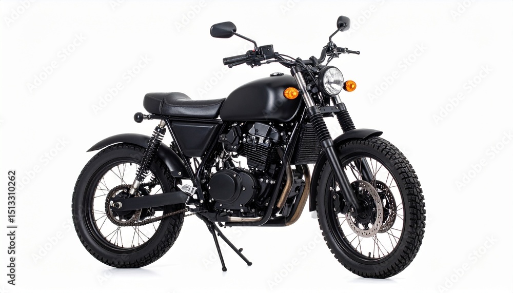 Motorcycle isolated on white background. Motorcycle isolated on white background.