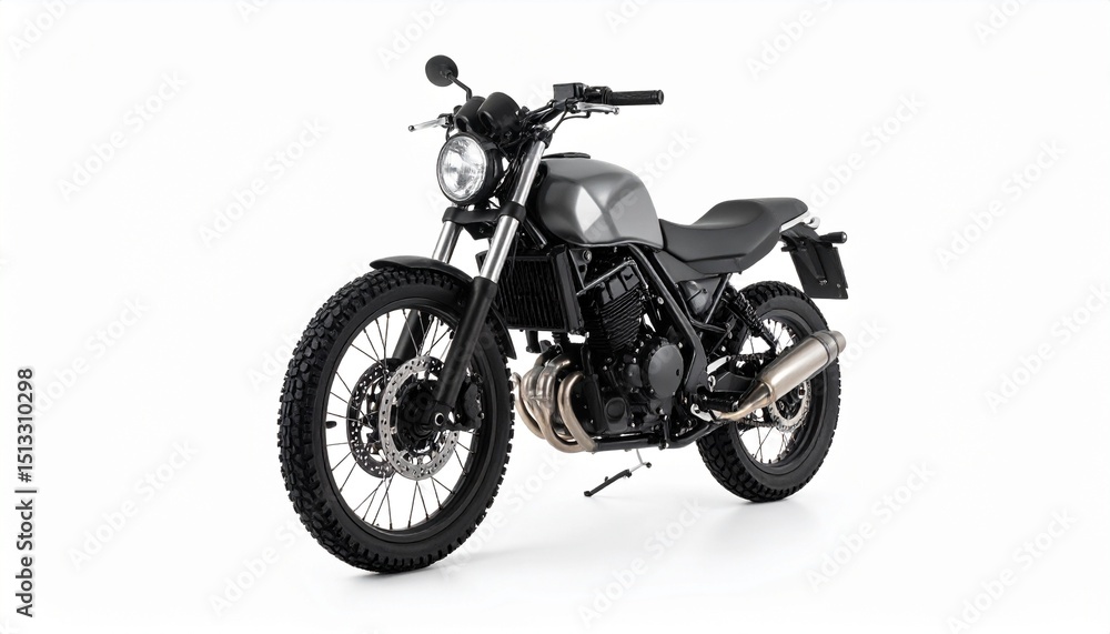 Motorcycle isolated on white background. Motorcycle isolated on white background.