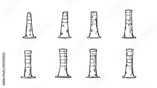 Roadside Delineator Post Durable Road Boundary