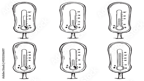 Roadway Thermometer Digital Roadside Weather Gauge