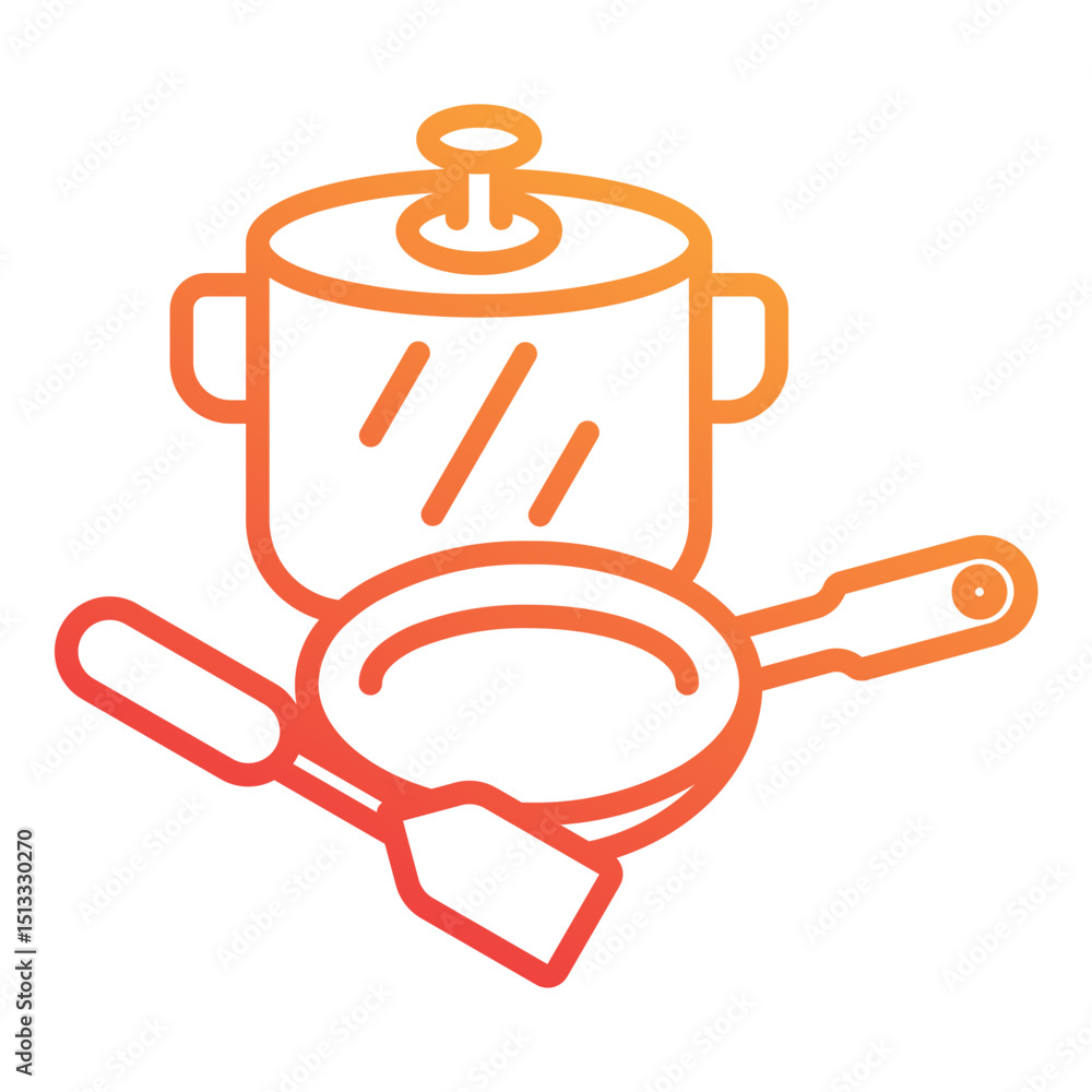 Obraz premium Kitchenware Icon