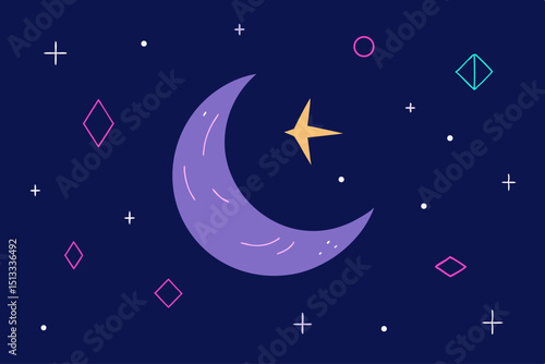 night sky with stars