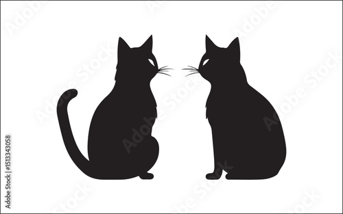 halloween black and white cat