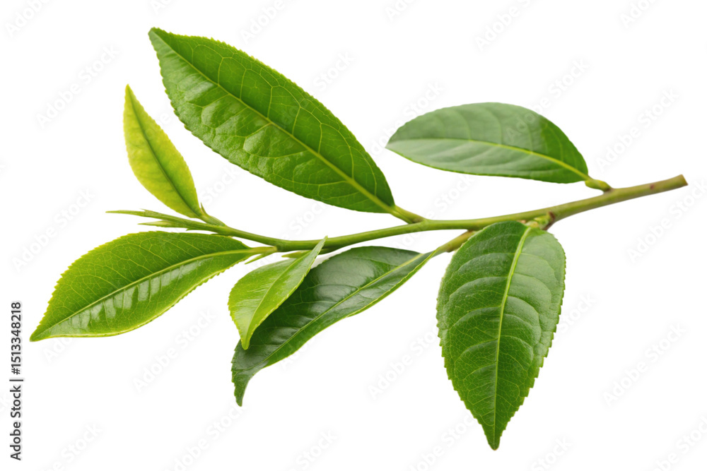 Tea leaves nature isolated on transparent background
Tea leaves nature isolated on transparent background