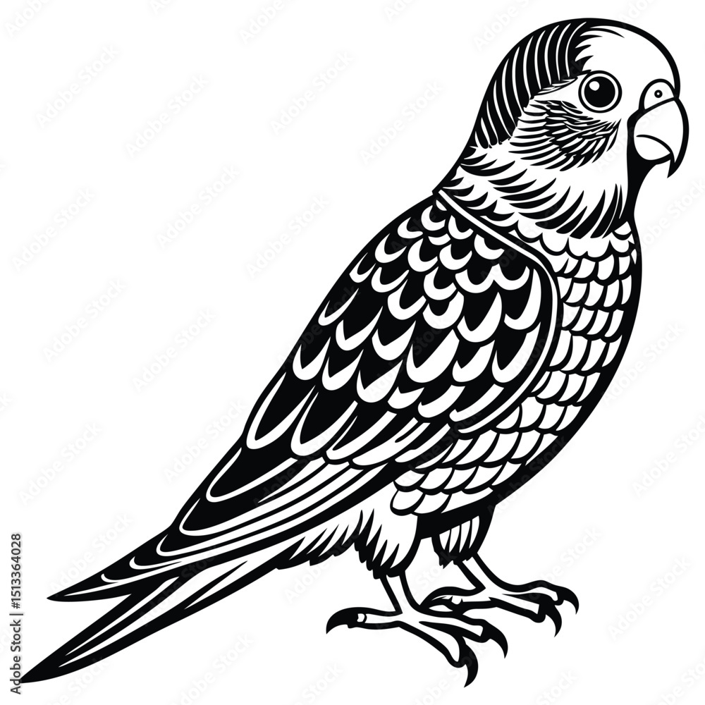 Fototapeta premium vector illustration of a bird