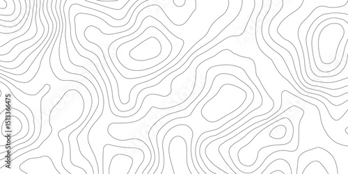 Topographic map background geographic line map,Topography and geography map grid abstract backdrop,World map Template. Stock vector,Geographic mountain relief diagram line wave carve pattern,