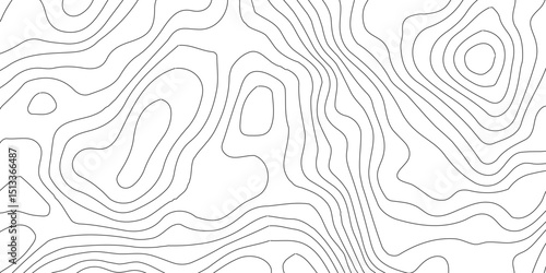 Topographic map background geographic line map,Topography and geography map grid abstract backdrop,World map Template. Stock vector,Geographic mountain relief diagram line wave carve pattern,