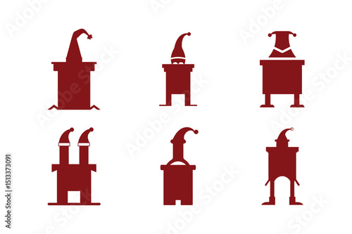 set of vector icons for restaurant