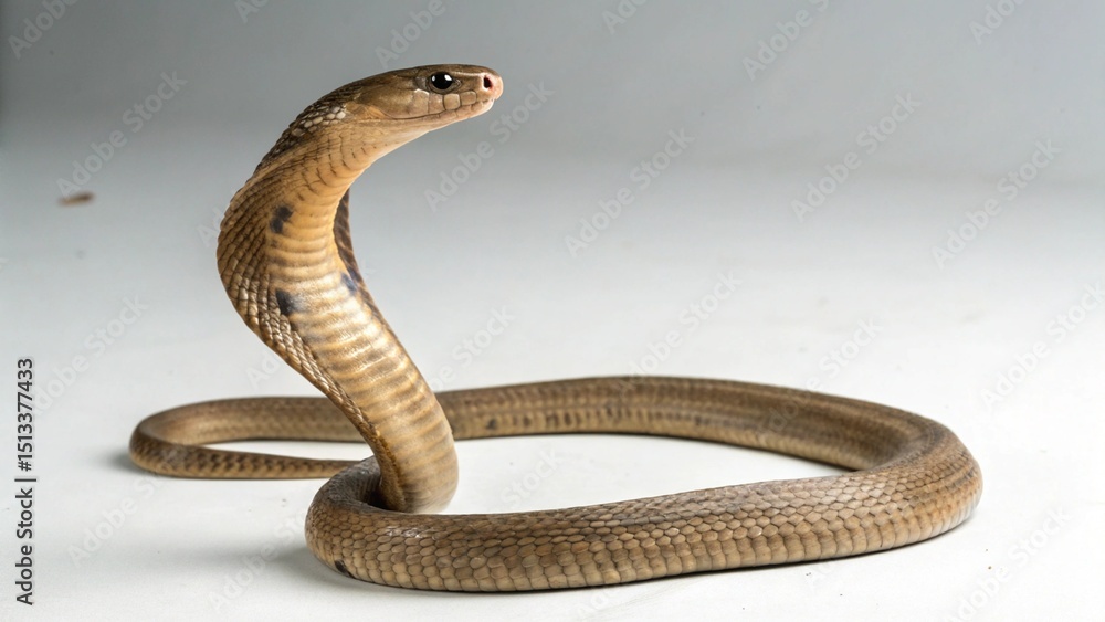 Fototapeta premium Eel on studio background