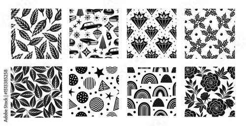 Seamless leopard print vector pattern design for fabric textile or vintage decor