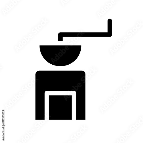 coffee grinder glyph icon