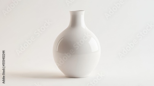 ceramic vase isolated on white