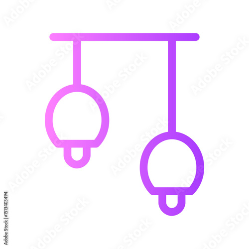 lamp gradient icon