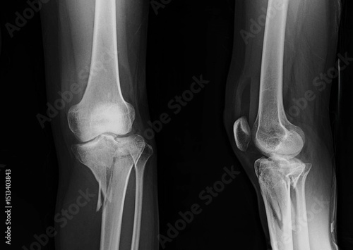 x ray of a tibial plateu fracture knee