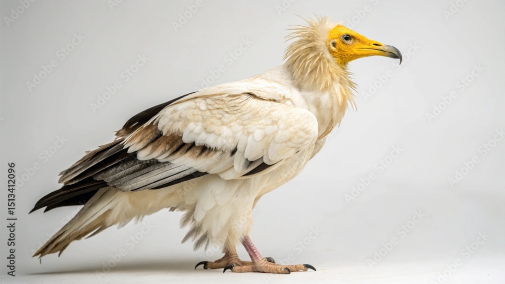 Obraz premium Egyptian Vulture on studio background