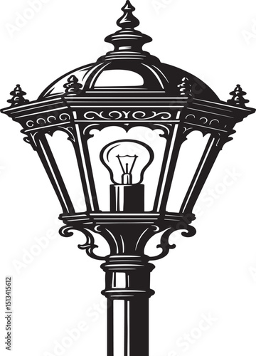 These classic lamps blend historical design with function, often seen in cobblestone alleys and heritage districts, creating a nostalgic urban ambiance.