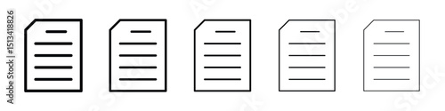 File icon Outline and flat style designs