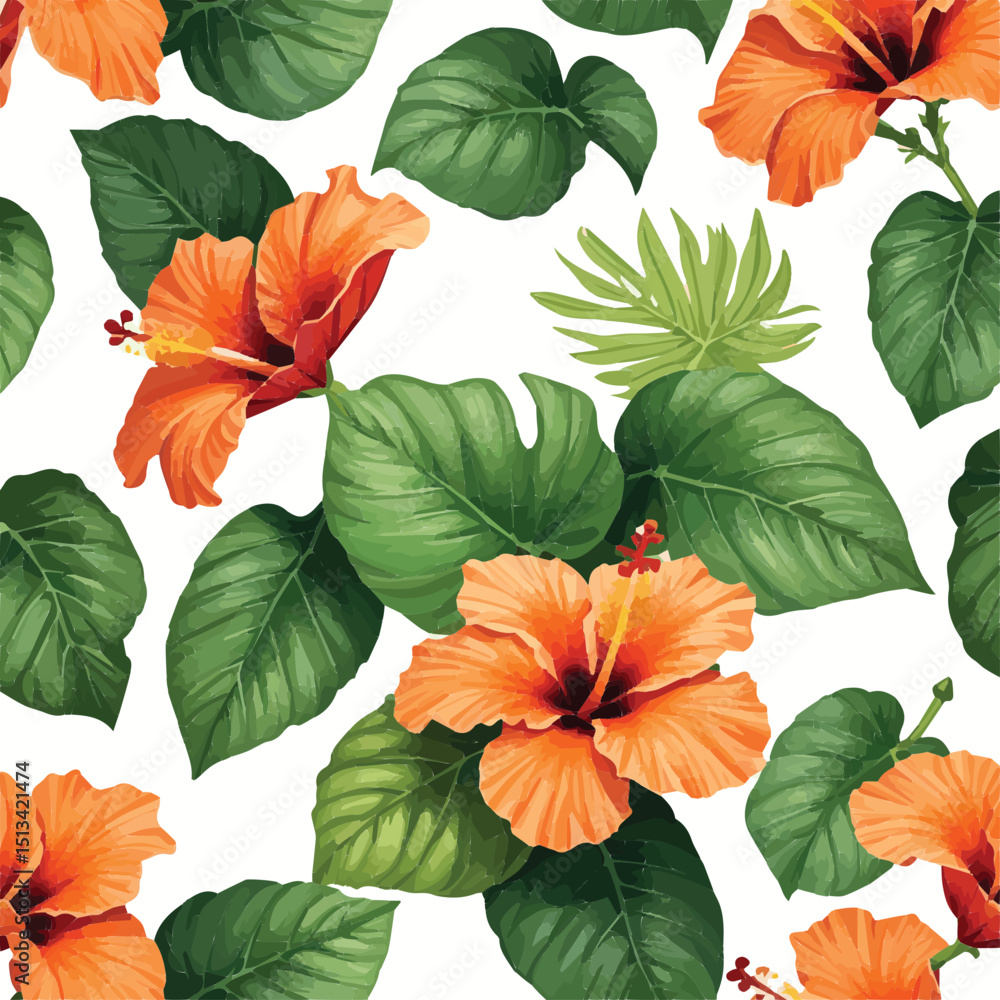 Fototapeta premium seamless pattern with flowers