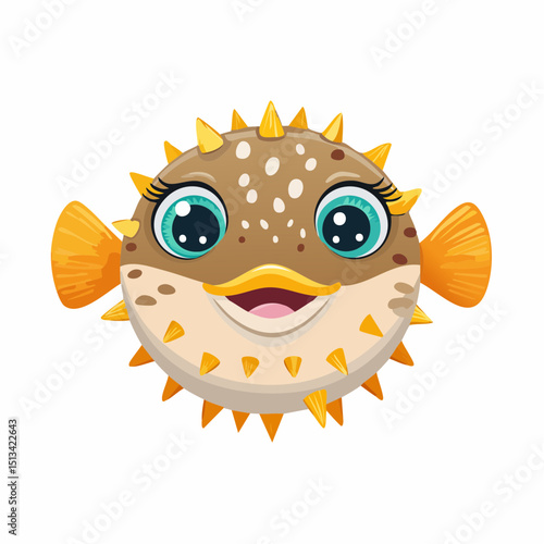 cute puffer fish