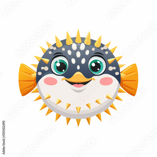 cute puffer fish