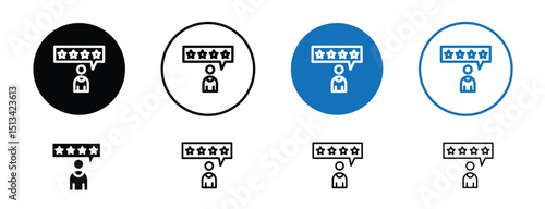 Set of colored pixel perfect customer product rating icon with 1 unexpanded, 1 silhouette,  A star rating graphic representing customer feedback on a product. 