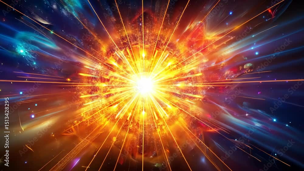 Cosmic Energy Burst A Radiant Explosion of Light and Power Cosmic Energy Burst A Radiant Explosion of Light and Power