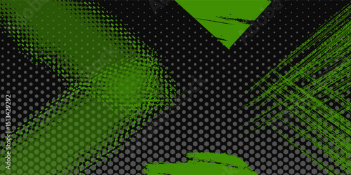 abstract green metal with x design background eps 10