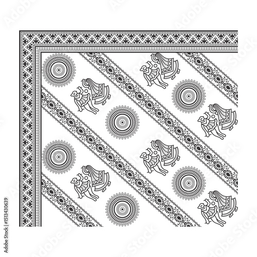 bedsheet design digital art use hand work and digital printing