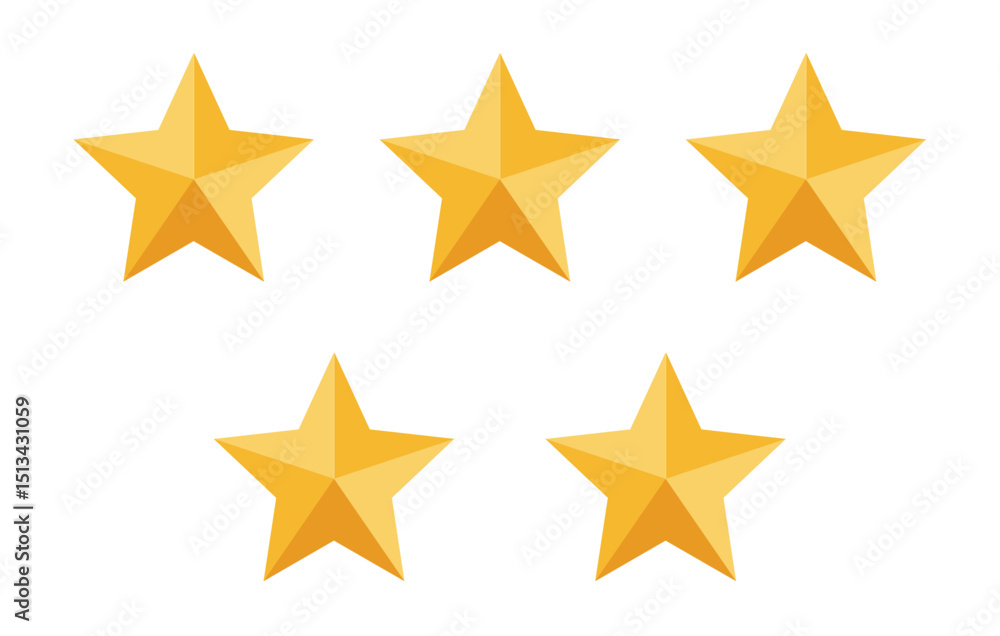 Five Golden Stars Achieving Excellence, Quality, and Top Ratings - A Symbol of Superiority and High Achievement in Various Contexts, 3d star Five Golden Stars Achieving Excellence, Quality, and Top Ratings - A Symbol of Superiority and High Achievement in Various Contexts, 3d star