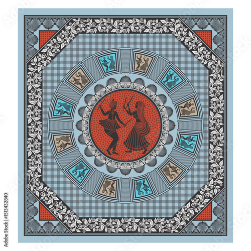bedsheet design digital art use hand work and digital printing