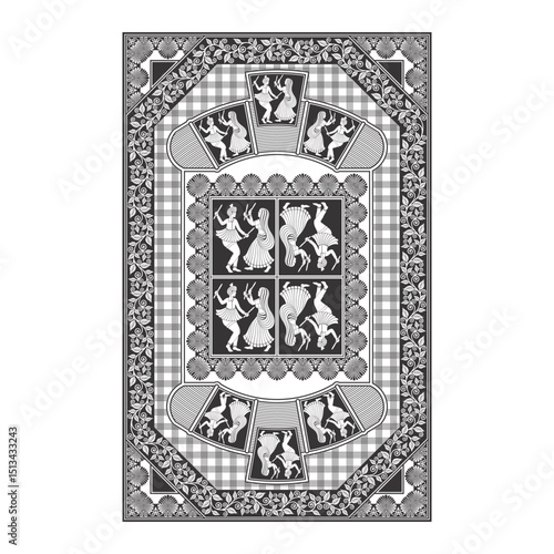 bedsheet design digital art use hand work and digital printing