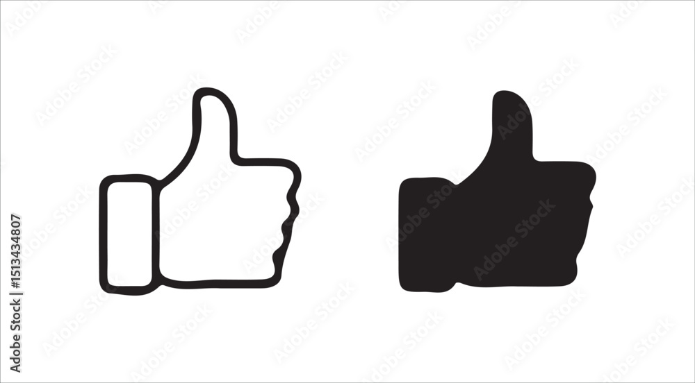 Obraz premium thumb up hand sign