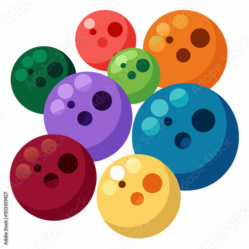 National Bowling Day Vector Illustration Design