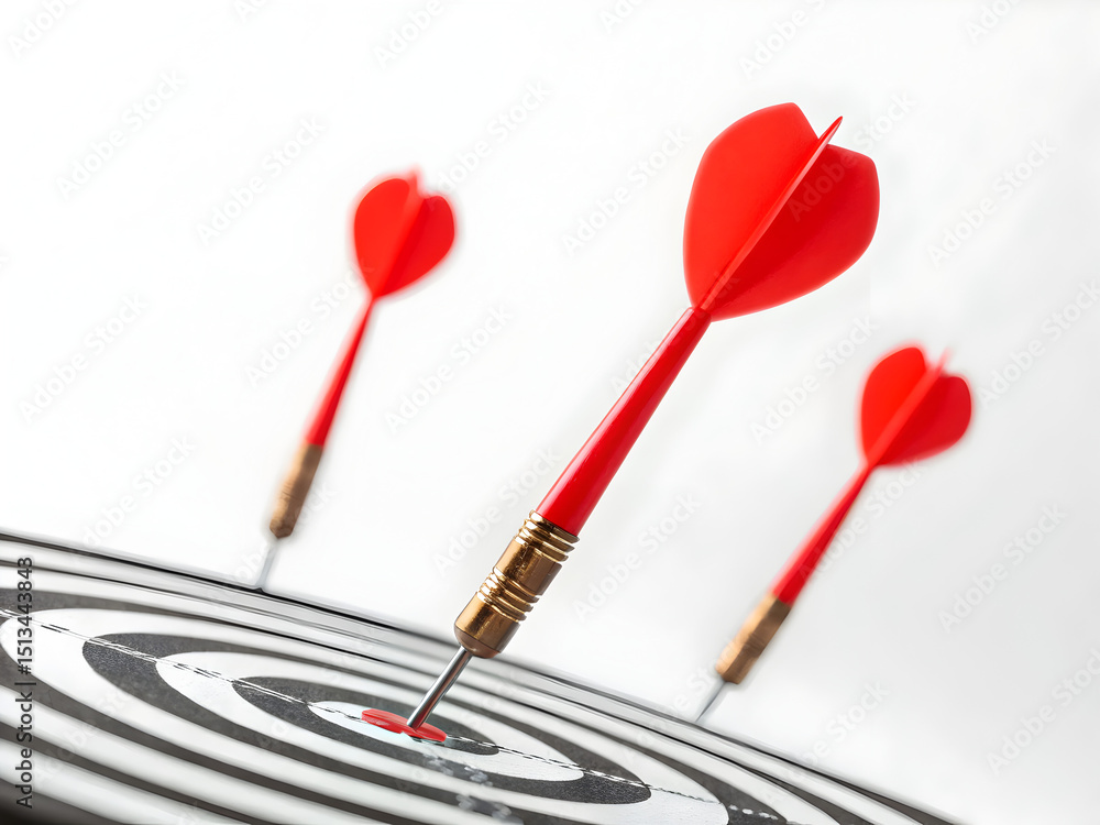 red dart arrows flying to target dartboard metaphor to target success winner concept white background 85467493 1 red dart arrows flying to target dartboard metaphor to target success winner concept white background 85467493 1