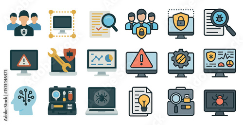 Cybersecurity and it concepts for data protection and system management
