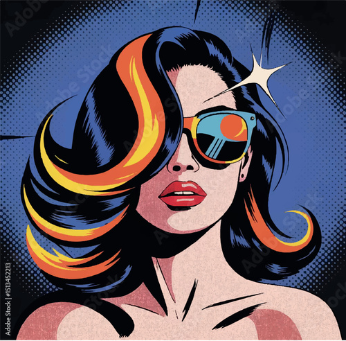80s, girl, drawing, disco, vector, colorful, retro, party, vintage, cartoon, art, illustration, 70s, background, woman, graphic, female, poster, people, fashion, doodle, nostalgia, design, isolated, 
