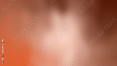 A soft, warm blurred abstract background in shades of orange and brown, Abstract texture Gradient motion Background animation.