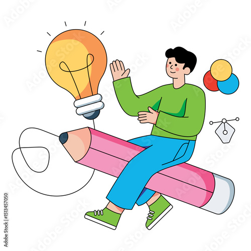 Modern design illustration of art inspiration 