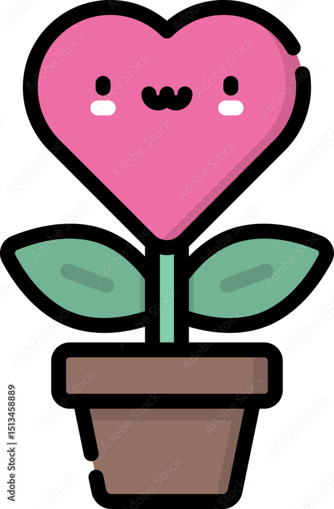 plant illustration on a white background plant illustration on a white background