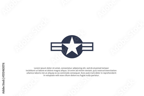 US Air Force Roundel Star Insignia