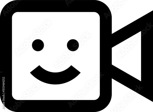 video calling app illustration on a white background   
