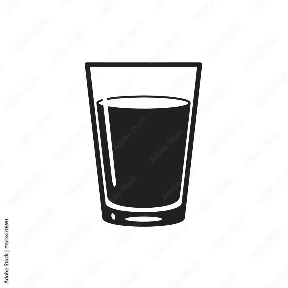 glass of water isolated glass of water isolated