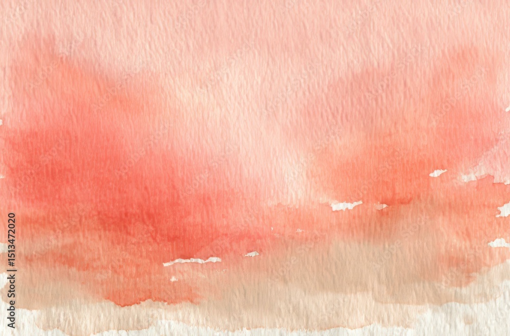 Fototapeta premium Abstract Watercolor Wash Background with Soft Hues