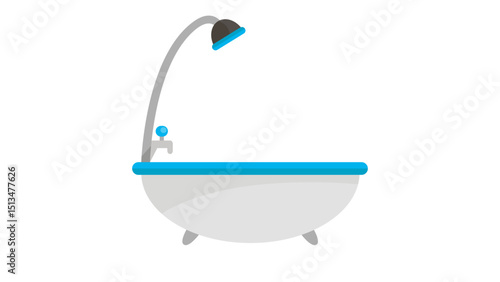 shower in a bathroom