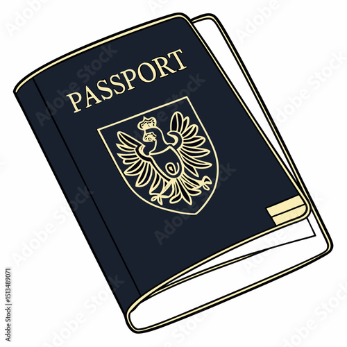 passport new qualityful and svg design 