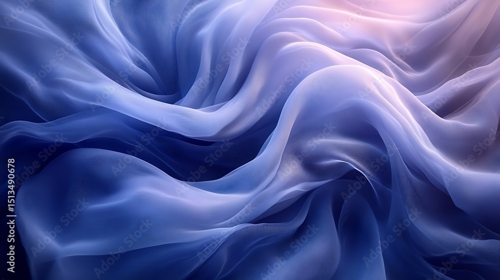 Fototapeta premium Flowing, ethereal fabric