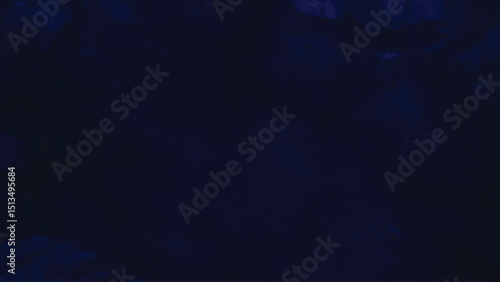 Dark Blue Watercolor Texture Background. Abstract Artistic Ink Wash
