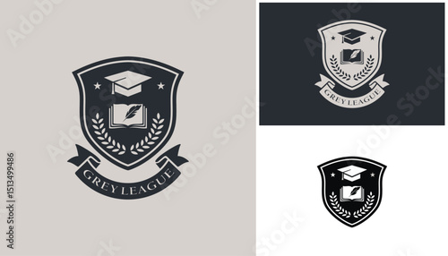 The Royal Scroll League logo design
