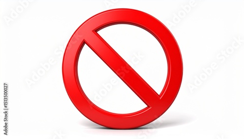 Free Download Prohibited sign,refusal denial warning and symbol on white  - GFXLoad