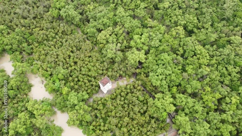 Sundarban,Bangladesh.Drone View.